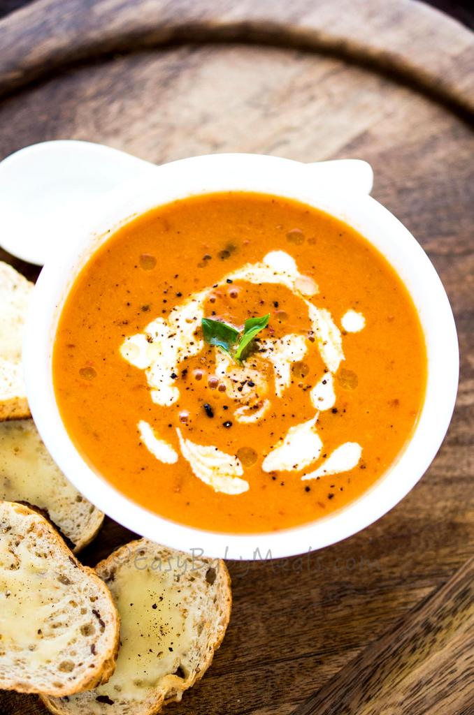 Roasted Tomato And Basil Soup1